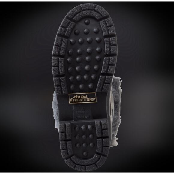 Natural Reflections Lumber Jill Pac Boots Women's 9 Gray White Plaid NWT - Picture 12 of 13